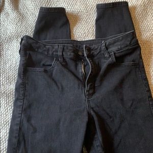 American Eagle High Rise Jegging Size 10 Black